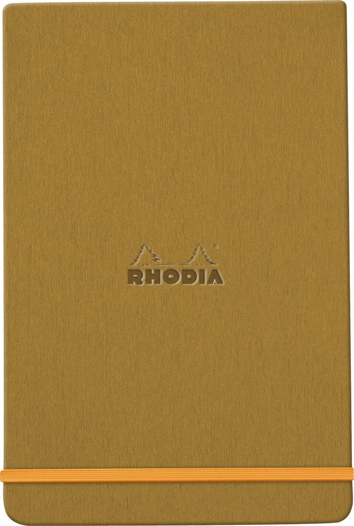 Rhodia Webnotepad 9x14 96Bl lin gold