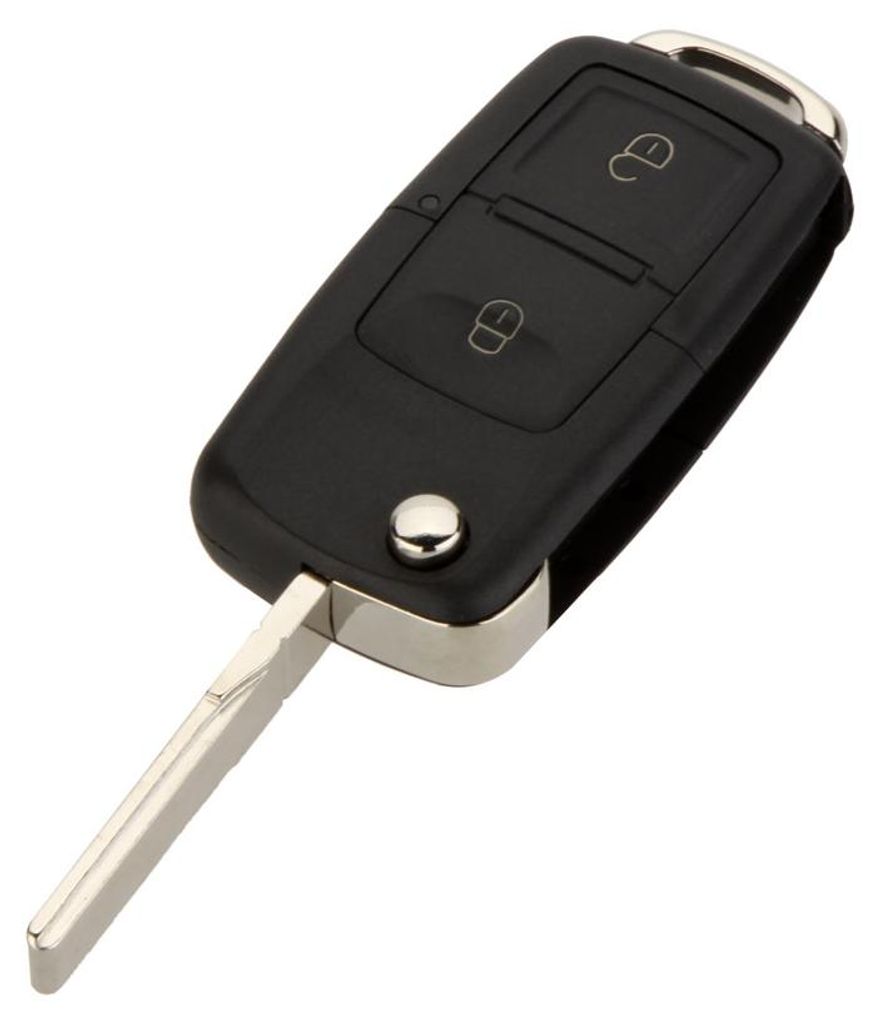 Klappschlüssel Gehäuse 2er für VW Golf 4 5 Polo 9N Bora Passat 3B Beetle Lupo – Produktansicht