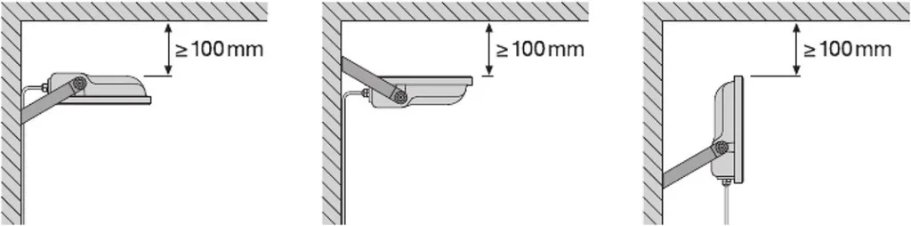 Projecteur LED Extérieur 10W IP65 Blanc Neutre 4000K Floodlight Noir - 9