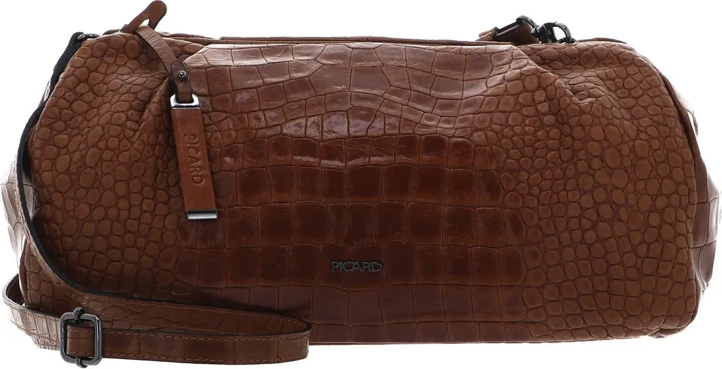 Sac bandoulière cuir PICARD Mara River Brun : fini le sac trop lourd