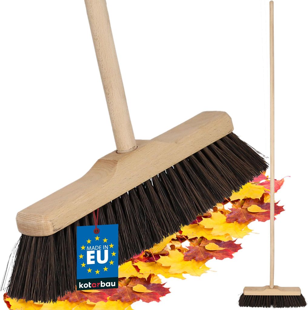 KOTARBAU® Balai Brosse avec Manche en Bois 30 cm Marron Image du produit 