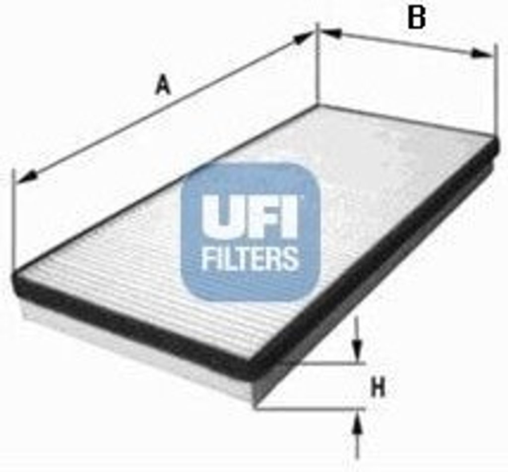 UFI 53.220.00 Innenraumfilter Pollenfilter für CHEVROLET SPARK (M300)