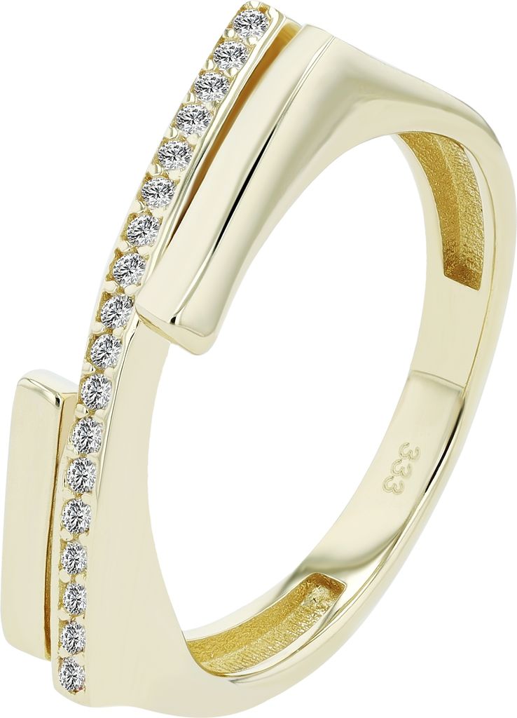 333/- Gold Ring "Sequoia" mit Zirkonia, 8 Karat, Goldfarbig Produktbild 