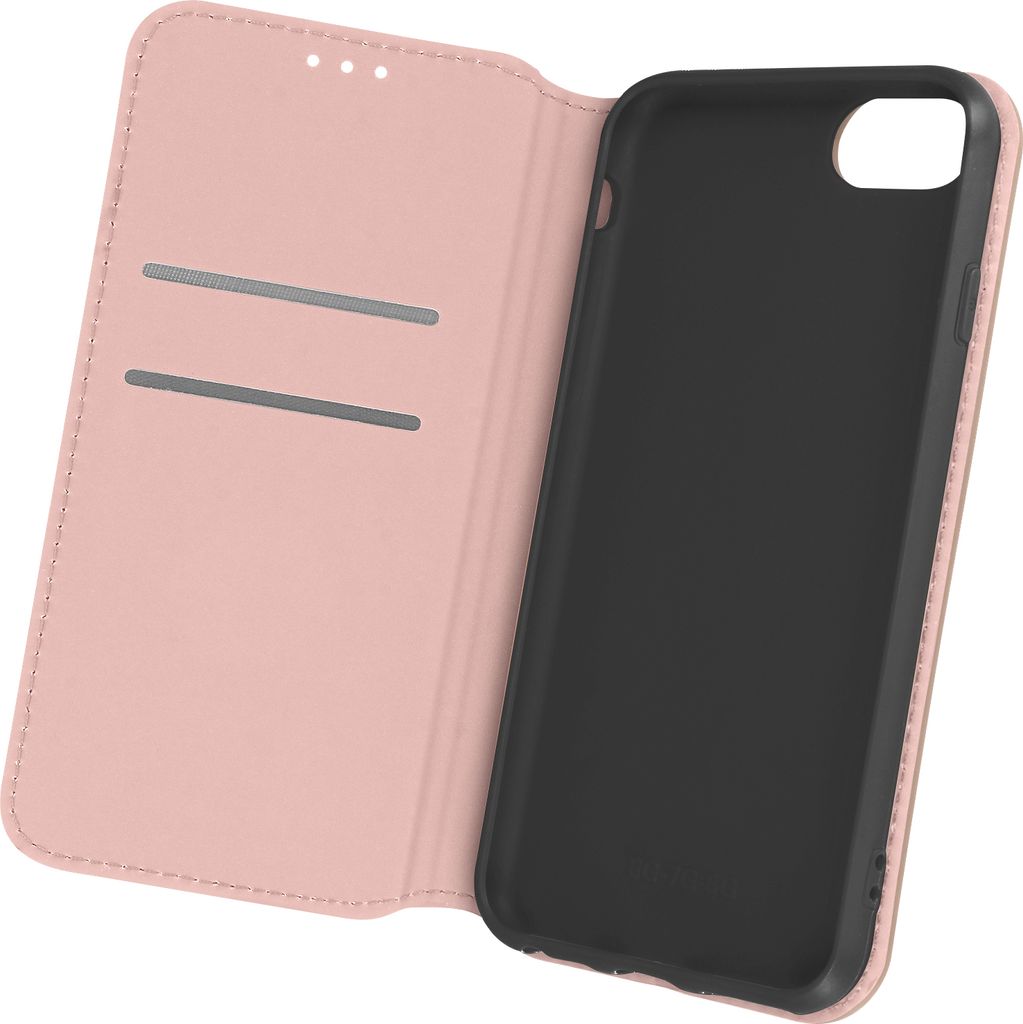 Kunstleder Cover Classic Edition für iPhone SE 2020, 8, 7, 6, 6S – Rosegold