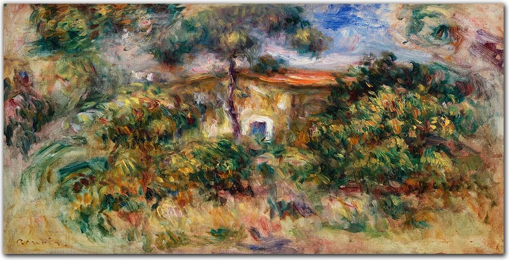 Coloray - Bild aus Glas - 120x60 cm - Dekoration wohnzimmer wanddekoration gehärtetes Glas Küche glasblock mit bild - Baumhaus Pflanzen