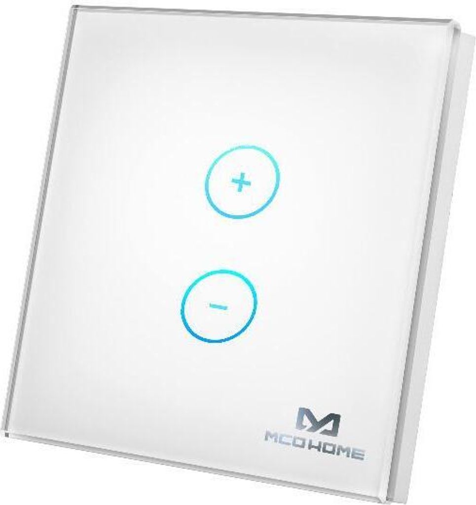 Glass Touch Dimmer Z-Wave für smarte Lichtsteuerung, einbaubar
