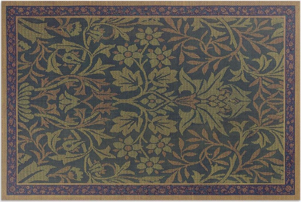 Blumengarten von William Morris – Vinylteppich – 80x120 cm – Outdoor Teppich – Terrasse – Wetterfest – Modern