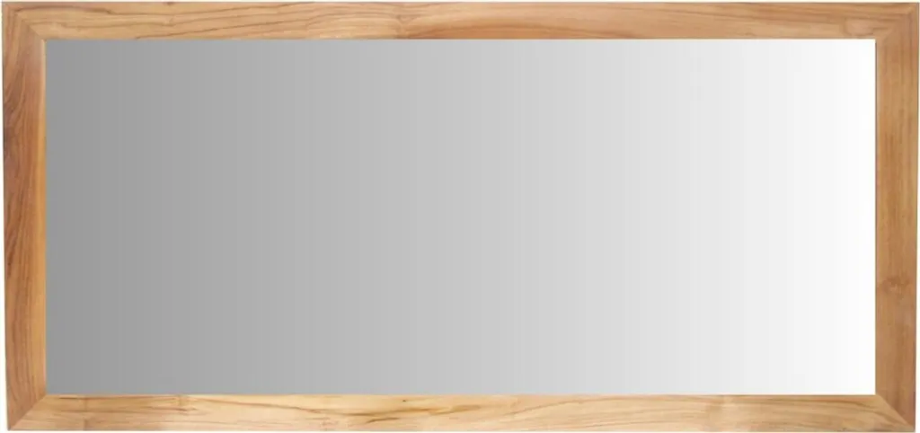 Miroir de salon Constantina 140 cm en teck - Agrandissez votre pièce