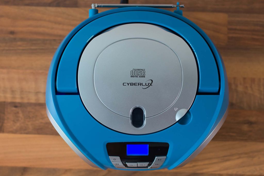Odtwarzacz CD Cyberlux z oświetleniem LED | Przenośne radio Zdjęcie produktu 7