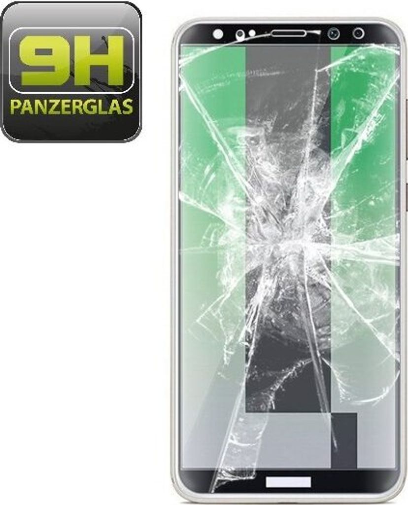 3x 9H Hartglas für Huawei Mate 10 Lite FULL COVER Panzerfolie Displayschutz SW Klar Panzerglas Schutzglas Schutzfolie