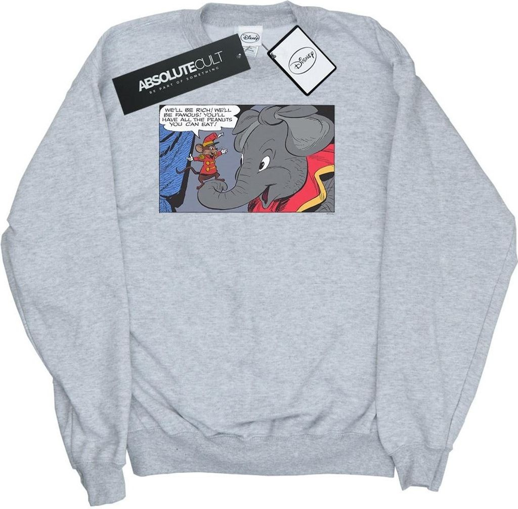 Disney - "Rich And Famous" Sweatshirt für Damen BI12628 (M) (Grau)