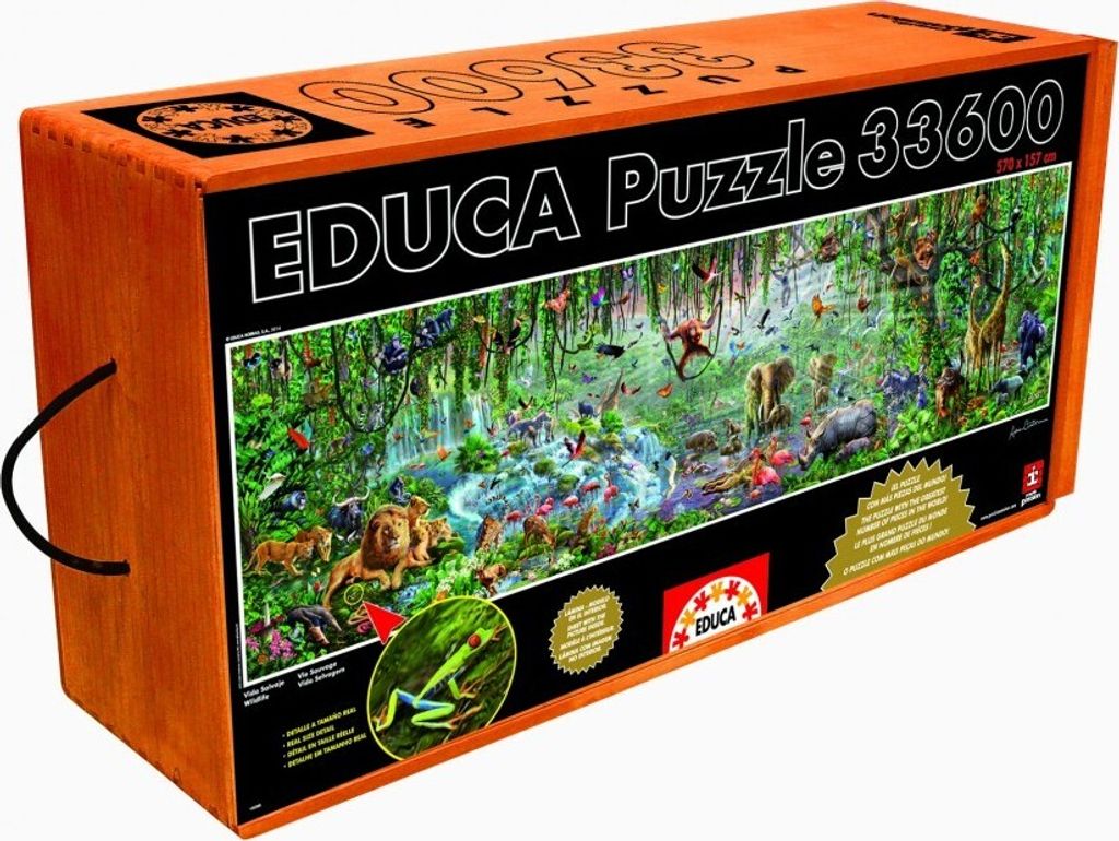 Educa 16066, 33600 szt., Fauna, 14 lat(a) Zdjęcie produktu 