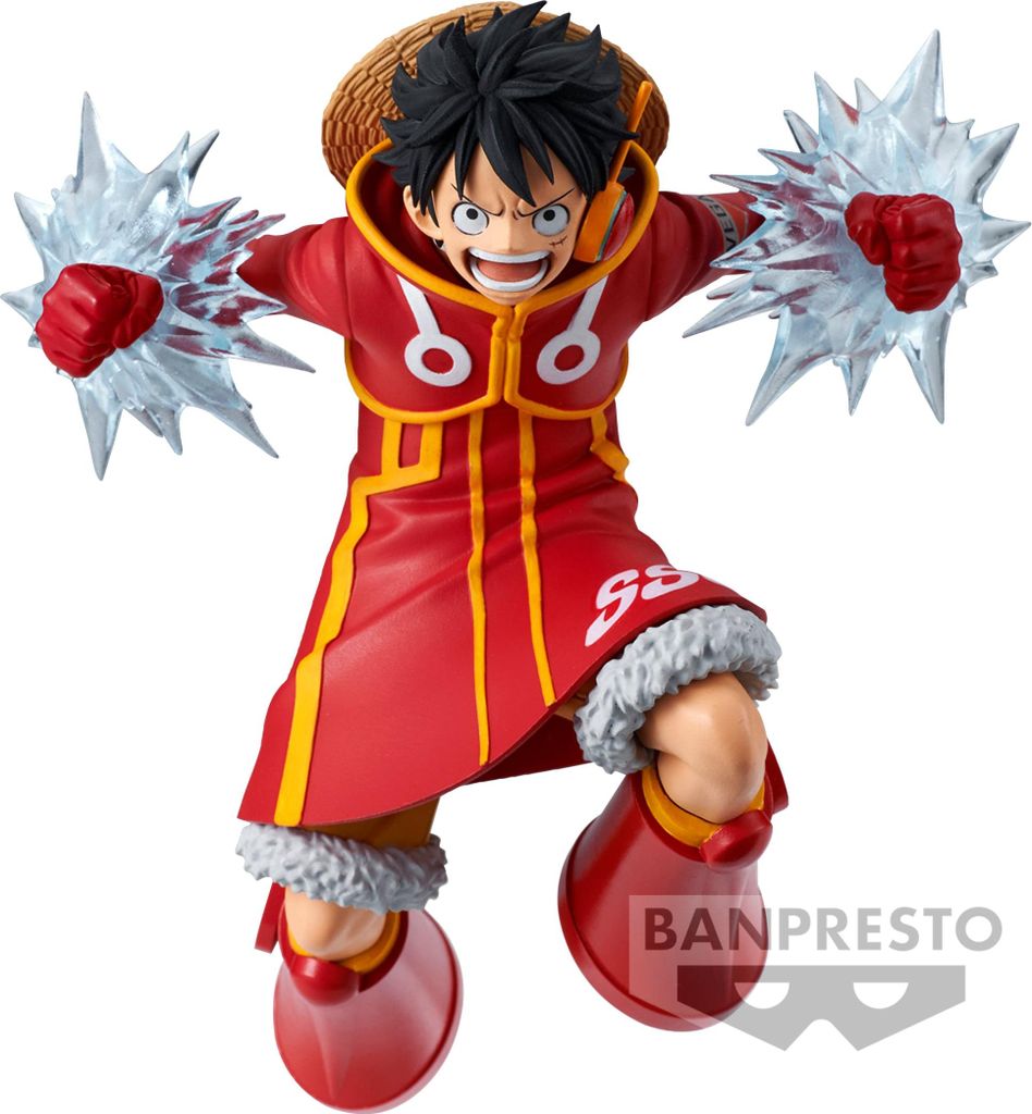One Piece Monkey D Luffy Schlachtplatte Figur 14cm