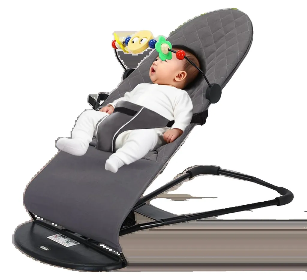 Transat bébé réglable et déhoussable XTT001, coloris gris anthracite