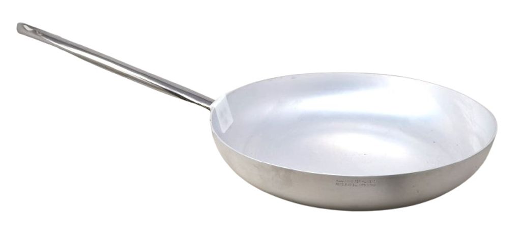 Pentole Agnelli ALMA111B40 Hohe Bratpfanne, röhrenförmiger Griff Aluminium 40 cm