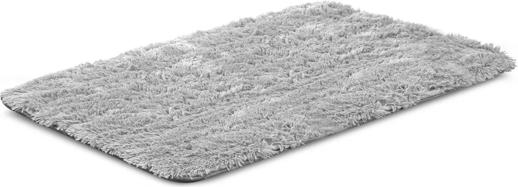 Tapis de lit pour chien Shaggy 80x60 cm, matelas confort pour grand chien