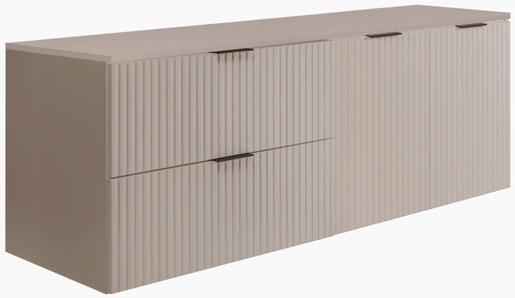 Rodan Mobile Sottolavabo 140cm - Sospeso - Scanalato Immagine del prodotto 