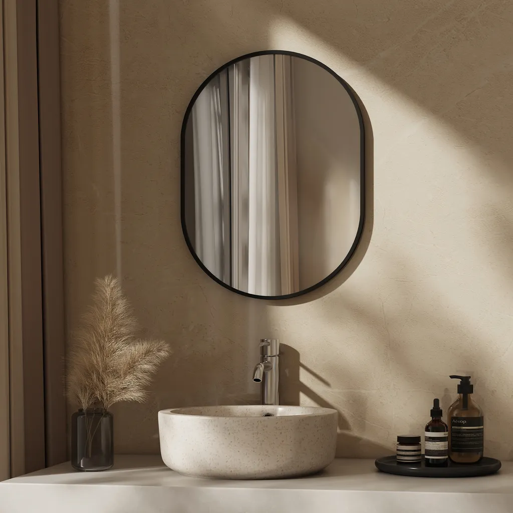 EMKE Specchio Parete 60x100 Ovale Cornice Nera: Recensione e Test