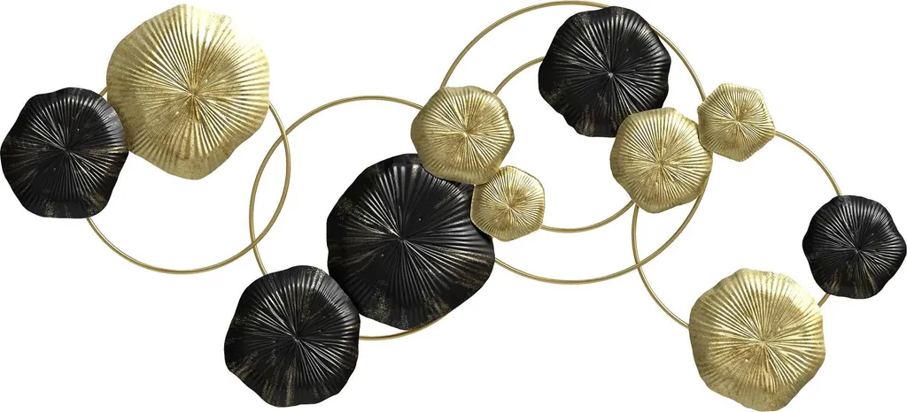 Décoration murale métal lotus 84cm - Finir votre déco avec style