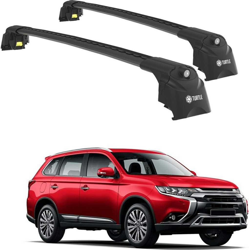 TURTLE Galerie de toit AIR-2 , Noir MITSUBISHI OUTLANDER Image du produit 
