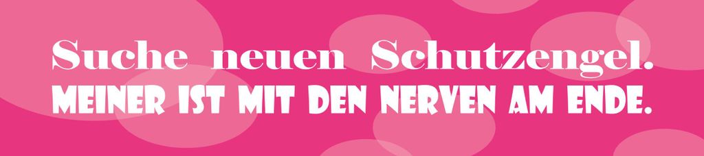 vianmo Holzschild 10x46 cm Suche neuen Schutzengel rosa