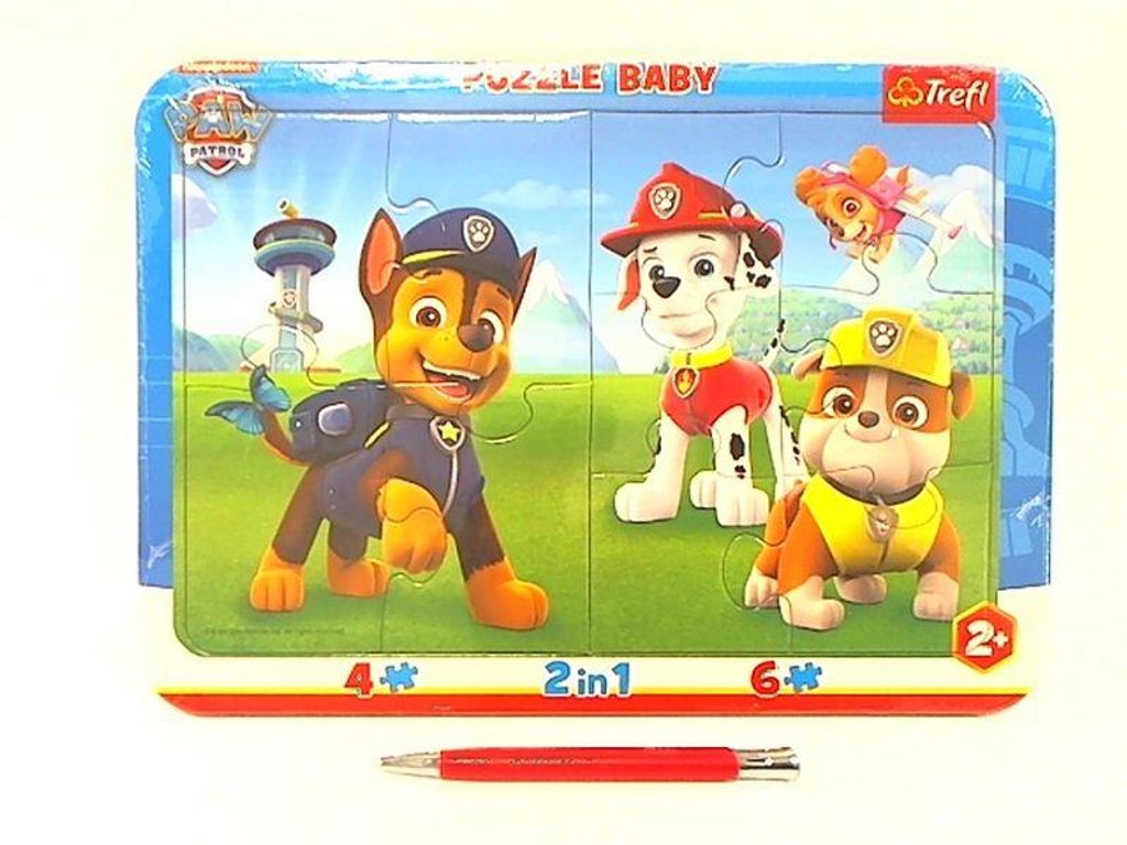 Dětské rámové puzzle Happy Psi Patrol 80022 Obrázek produktu 