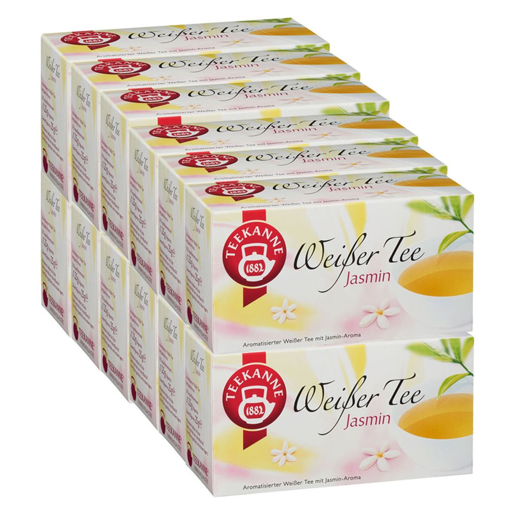 Teekanne Weißer Tee Jasmin mild mit natürlichem Aroma 25g Produktbild 
