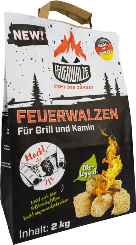 Brennstoffe Lenerz Feuerwalze Zündwolle 2 kg in Papiertüte Produktbild 
