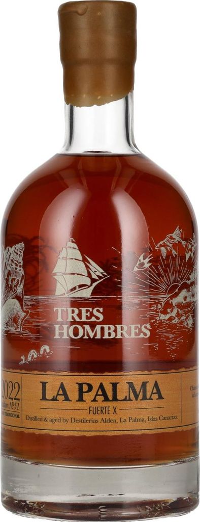 Tres Hombres La Palma Fuerte X 10 Años Edition 51 2022 44,2% Vol. 0,7l