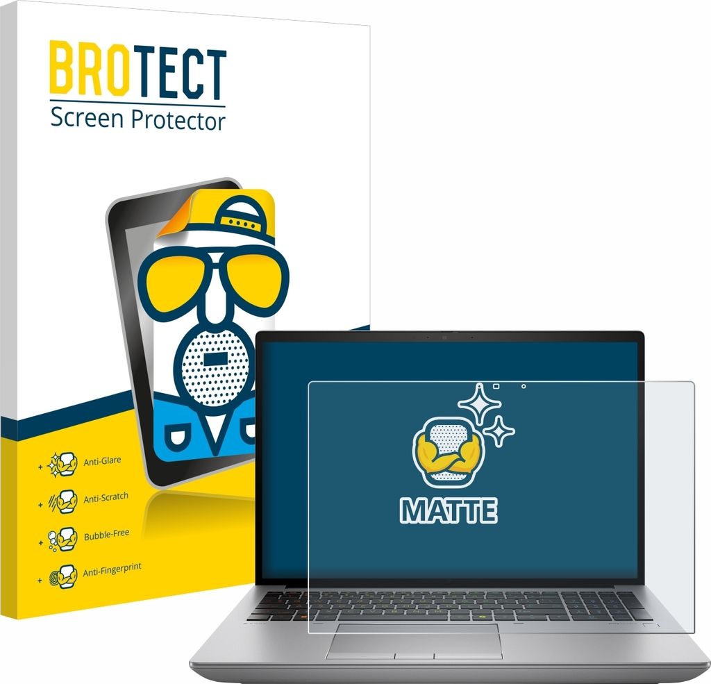 BROTECT Schutzfolie für HP ZBook Fury 16 G11 Displayschutz Displayschutzfolie Folie Matt Entspiegelungsfolie