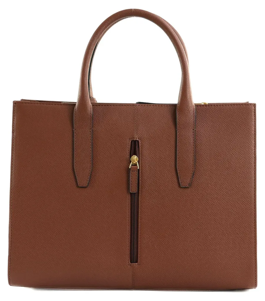 Picard Chic Way Shopper Cognac - Grand Sac à Main en Cuir de Vachette