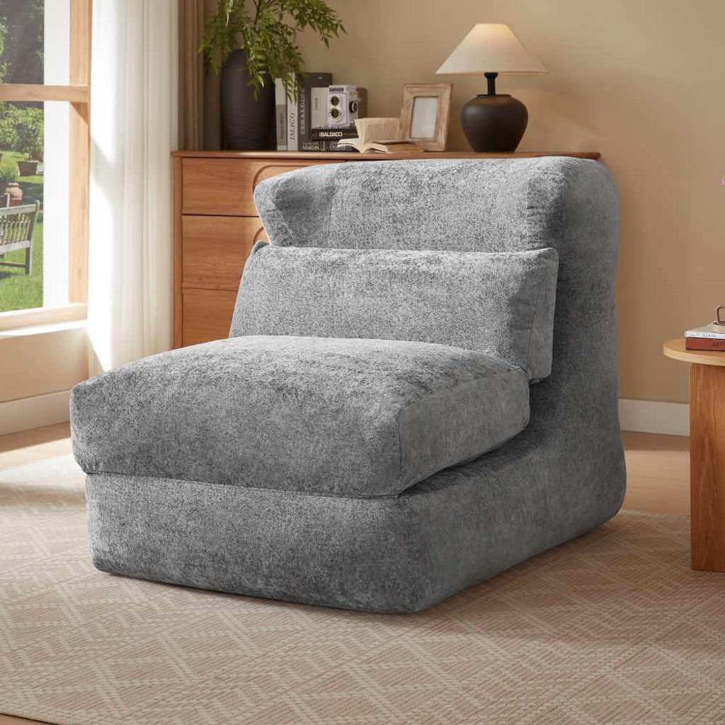 AIORBER Fashion Design Chenille Relaxsessel, Produktbild 