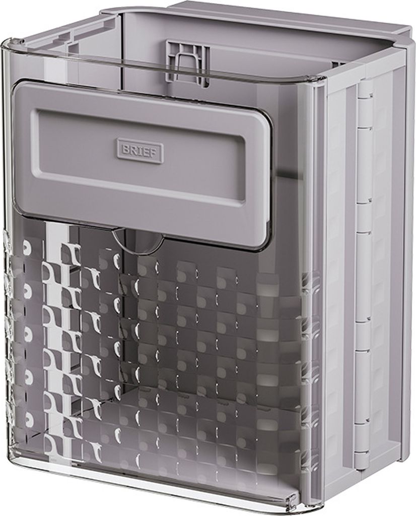 Hängender Mülleimer, großes Fassungsvermögen, faltbares Design, transparenter Mülleimer für Lebensmittelabfälle, an der Wand montierter Aufb...