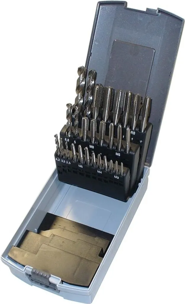Jeu de forets Pro 28 pièces M3-M12 Pro 511217 pour taraudage précis