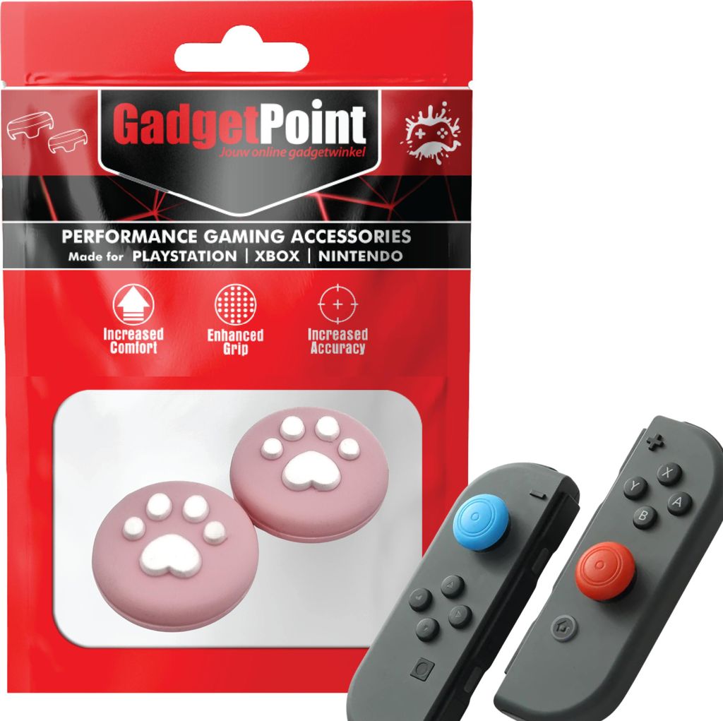 Thumbgrips - Thumb Grips voor Nintendo Switch Joy-Con Controllers - Gaming Thumbgrips - Performance Anti-Slip Thumbsticks - Bescherming Accessoires...