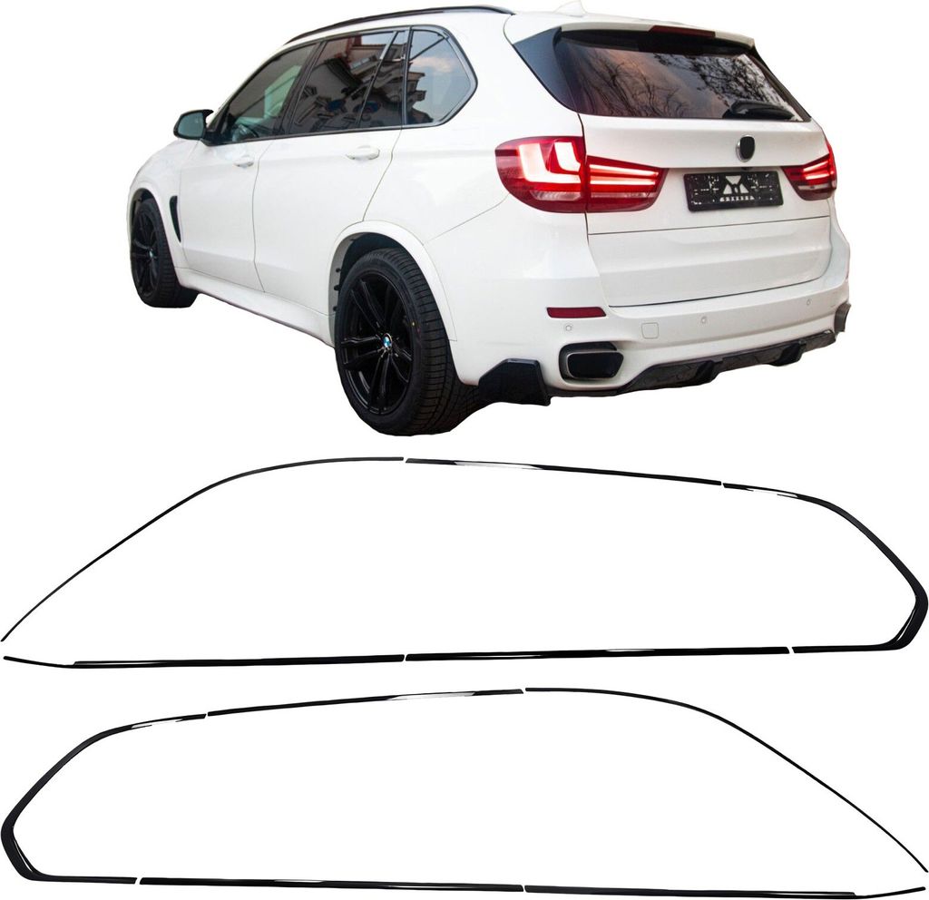 Shadow Line lišty na okná okenný rám čierny lesklý pre BMW Obrázok produktu 