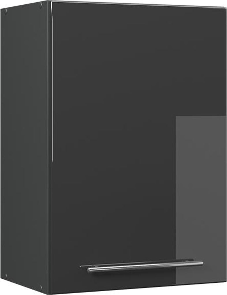 Hängeschrank Vicco Fame-Line Anthrazit Hochglanz 50 cm, Model 56789