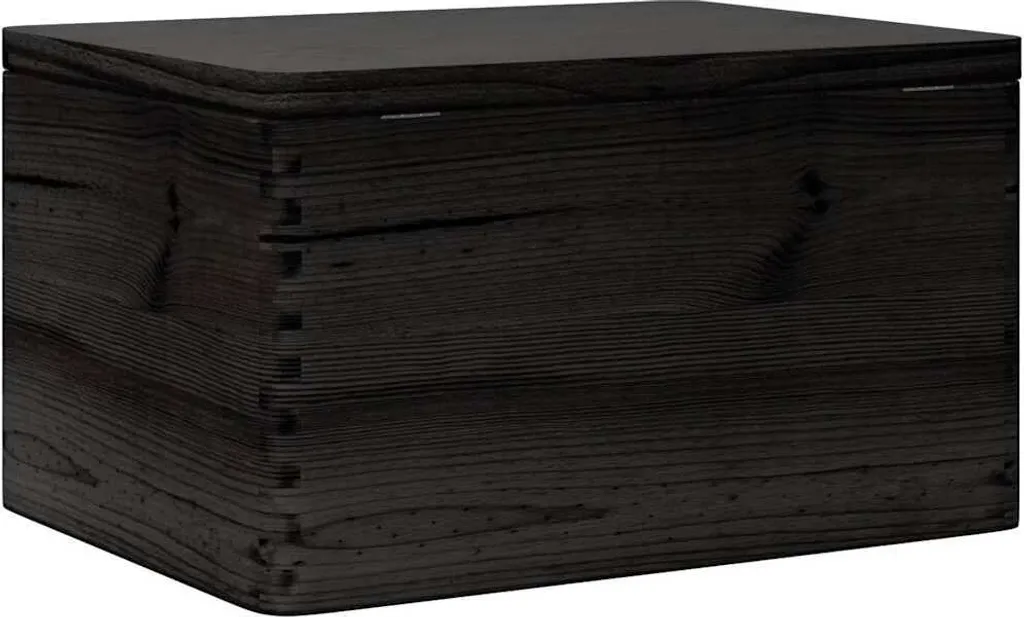 Caisse bois vidaXL 40x30x23 cm : fini le désordre avec ce coffre noir