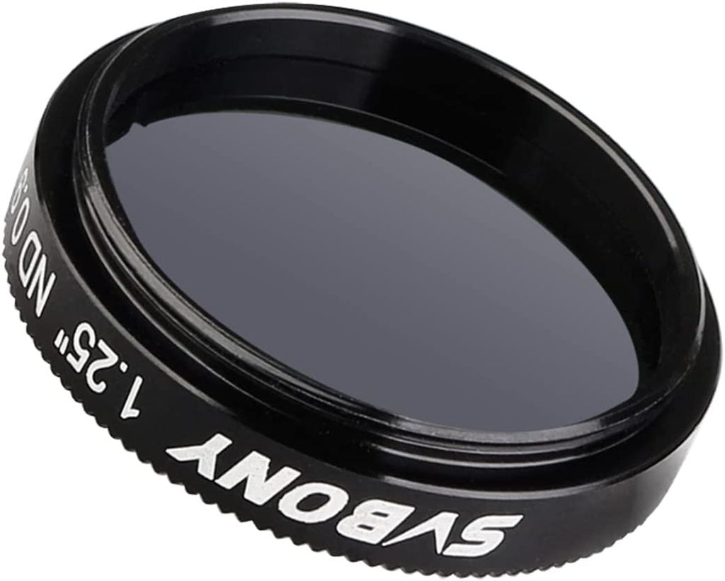 SVBONY SV139 Teleskop Filter, 1,25" Mondfilter, 12.5% ND Filter für Teleskopokular Reduziert die Allgemeine Helligkeit der Mondoberflächen