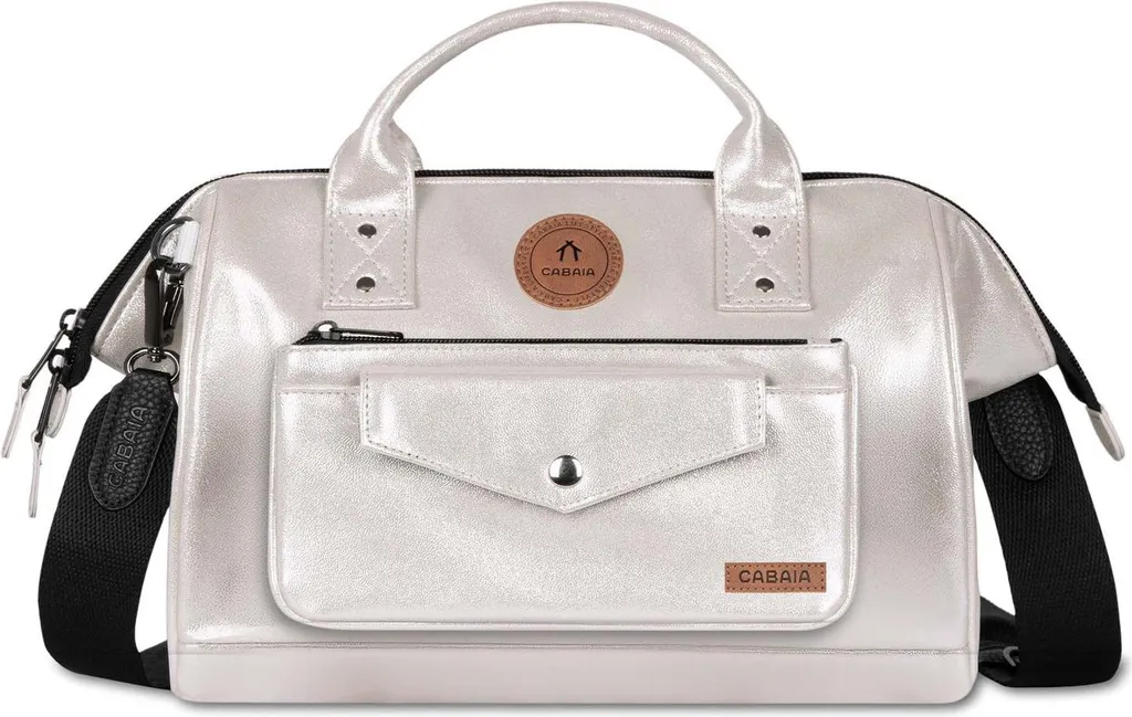 CABAIA borsetta borsa a tracolla Adventurer Iridescent Crossbody Honolulu avorio