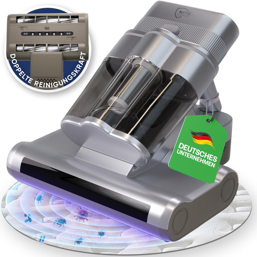 MiteGuard® Milbensauger für Matratzen & Polster, UV-Licht, Produktbild 