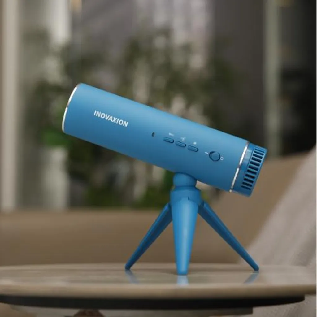 Sèche-cheveux INOVAXION Bleu HandsFreeDryer à Flux d'Air Constant 2000W