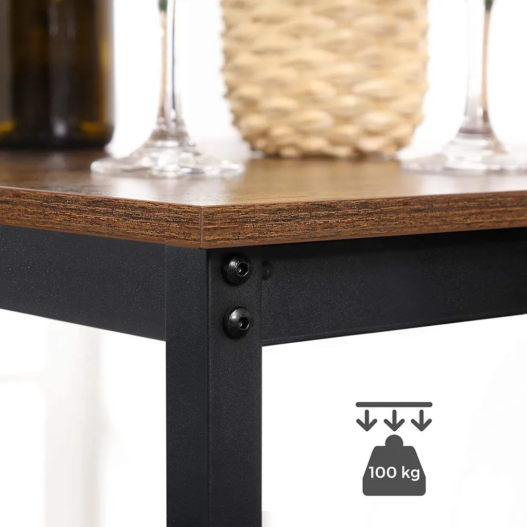 Table de Bar Stable Gain de Place pour Petite Cuisine et Studio 60cm - 7