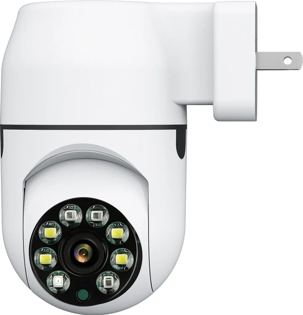 Caméra de surveillance sans fil 1080P WiFi - Détection Mouvement & Audio