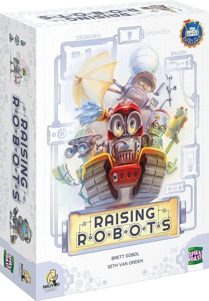 SPIEL DAS!, Raising Robots, Strategiespiel für Science-Fiction-Fans, Strategie und Kreativität vereint, Perfekt für spannende Abende, Für 1–6...