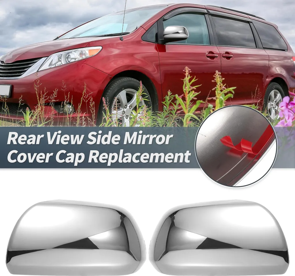 Couvercles Rétroviseurs Toyota Sienna 2011-2020 en ABS Chrome Brillant