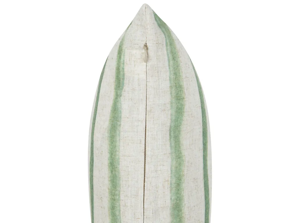 Oreiller décoratif en polyester vert Kafra Lumarko - Coussin de salon - 4