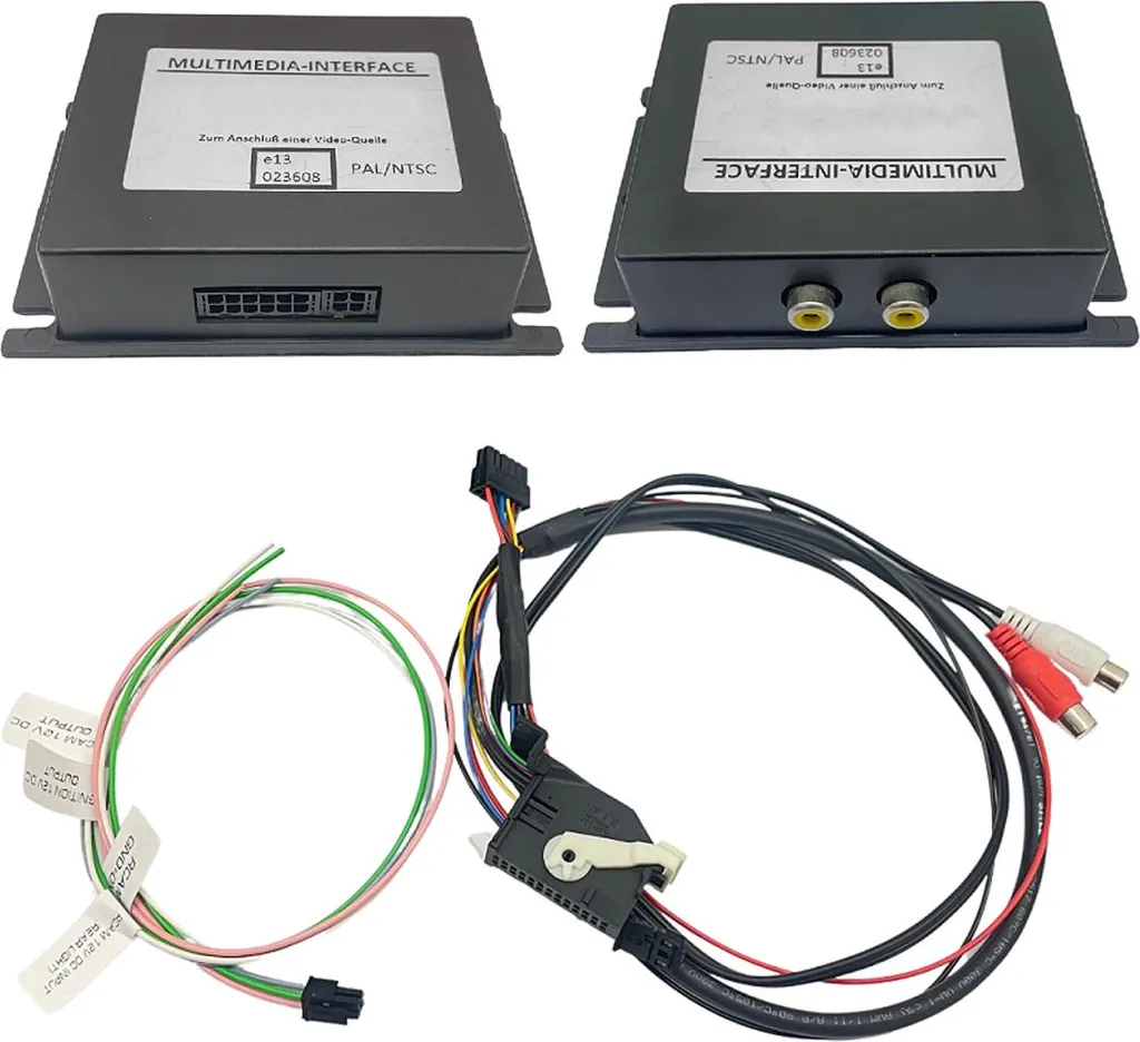 Adaptateur Vidéo Interface AV pour Autoradio VW RNS 510 et MFD3 Skoda