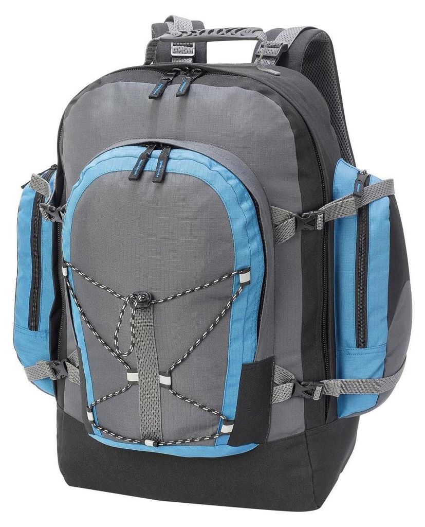 Shugon Monta Rosa Rucksack, 40 Liter FK797 (Einheitsgröße) (Dunkelgrau/Schwarz/Petrol)