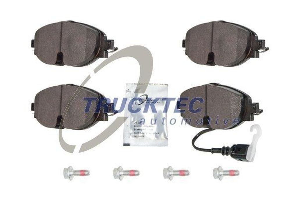 TRUCKTEC AUTOMOTIVE Bremsbeläge Satz Vorne Bremsklötze für VW Golf VII Schrägheck (5G1, BQ1, BE1, BE2) 07.35.257